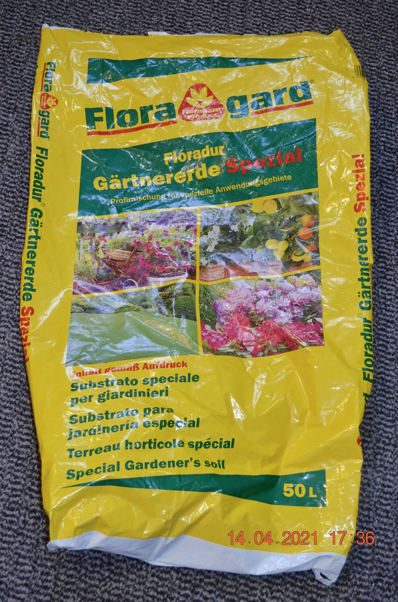 Gärtnererde Spezial Kübel- und Zitruserde Floragard 50 Liter